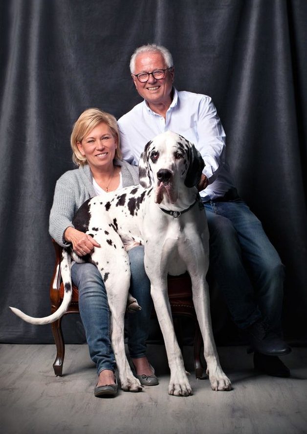 Hundefotografie Kameraden - Familie Edelmann und Idaho | Tierfotografie Berlin