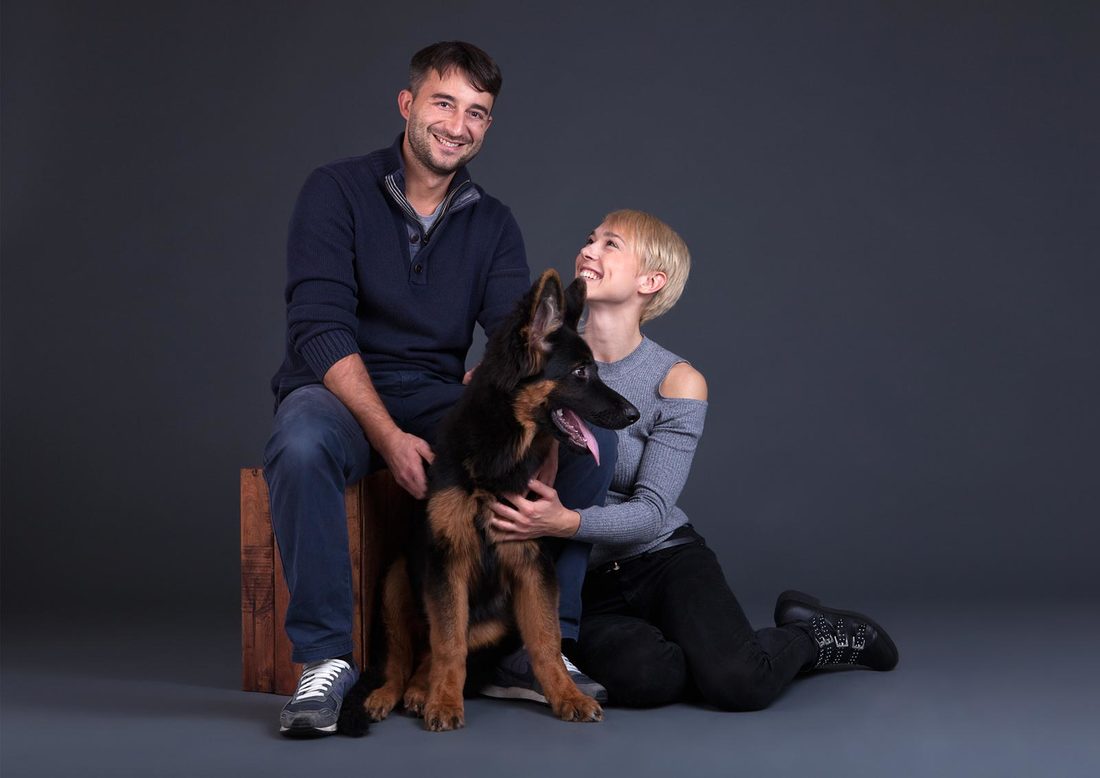 Hundefotografie Kameraden - Vanessa, Arthur und Hektor | Tierfotografie Berlin
